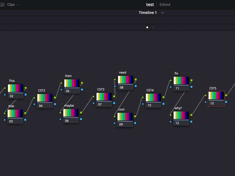 DaVinci Resolve color space transform node tree for professional color management